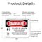 Signmission Radiation & Laser Sign, 12 in H x 18 in W, Plastic, Rectangle OS-2PACK-DS-P-1218-L-1419 - alternate 2